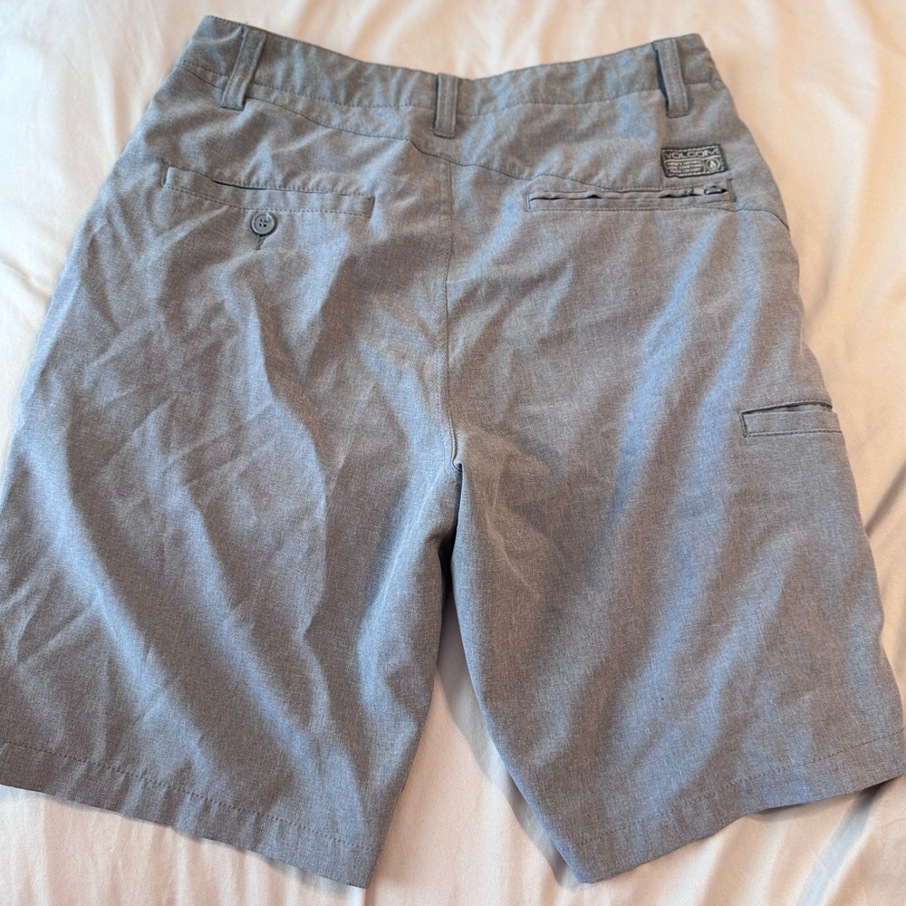 Volcom Light Gray Flat Front Shorts - image 2